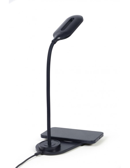 Gembird TA-WPC10-LED-01 cargador de dispositivo móvil Negro Interior
