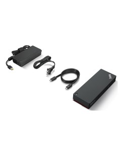 Lenovo ThinkPad Universal Thunderbolt 4 Smart Dock Alámbrico Negro