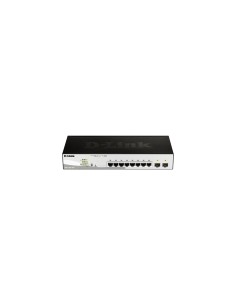 SWITCH D-LINK DGS-1210-10P/E 8PTOS RJ45 + 2 SFP 10/100/1000