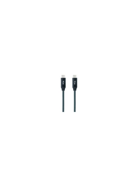 Nanocable Cable USB 3.2 Gen2x2 20Gbps 5A/100W 4K/60Hz USB-C/M-USB-C/M, Gris/Negro, 2 m