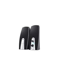 Trust 24660 conjunto de altavoces 5 W Negro, Metálico 2.0 canales