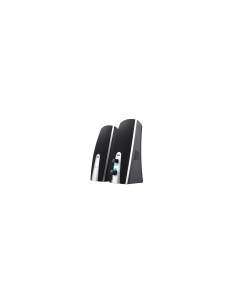 Trust 24660 conjunto de altavoces 5 W Negro, Metálico 2.0 canales 2