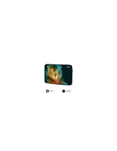 SUBBLIM Funda Ordenador Neopreno Trendy Sleeve Neo Lion 13,3-14" 2