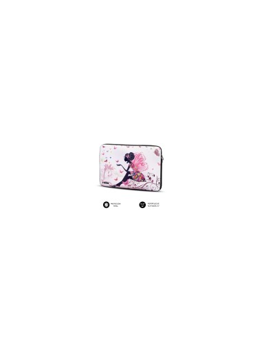 SUBBLIM Funda Ordenador Neopreno Trendy Sleeve Neo Hada 13,3-14"