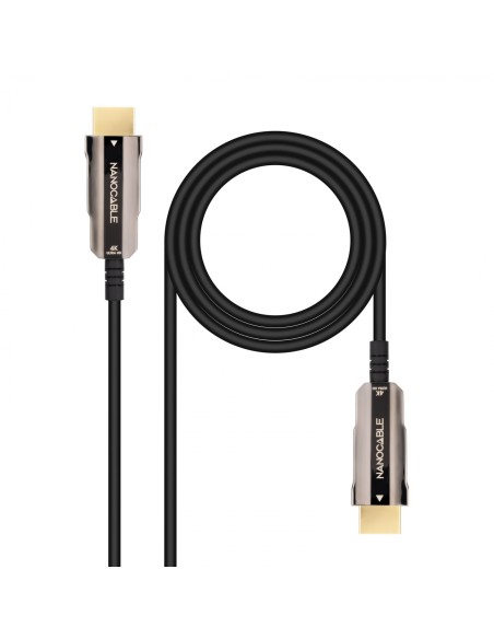 Cable HDMI V2.0 AOC 4K@60Hz 18Gbps A/M-A/M, Negro, 20 m