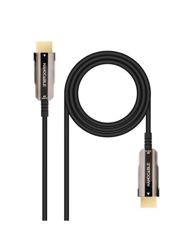 Cable HDMI V2.0 AOC 4K@60Hz 18Gbps A/M-A/M, Negro, 10 m