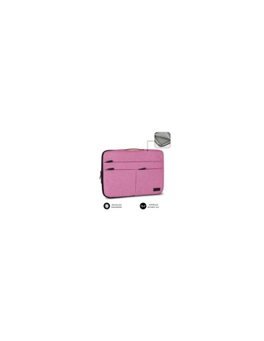 SUBBLIM Funda Air Padding 360 Sleeve 15,6" Pink