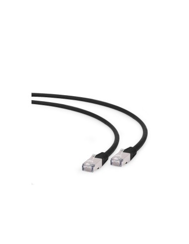 Gembird PP6A-LSZHCU-BK-0.25M cable de red Negro 0,25 m Cat6a S/FTP (S-STP)