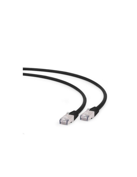 Gembird PP6A-LSZHCU-BK-0.25M cable de red Negro 0,25 m Cat6a S/FTP (S-STP)
