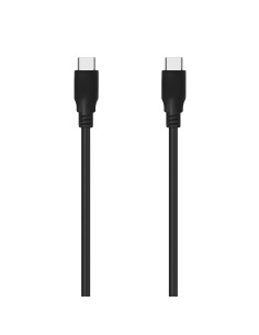 AISENS Cable USB 3.2 Gen2x2 20Gbps 8k@30Hz 5A 100w E-Marker, Tipo USB-C/M-USB-C/M, Negro, 0.6m