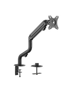 AISENS Soporte De Mesa Eco Contrapeso Giratorio E Inclinable Para Monitor/TV 8kg (3 Pivotes, 1 Brazo) De 17-32, Negro