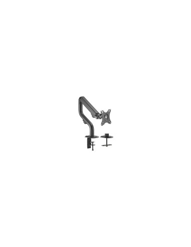 AISENS Soporte De Mesa Eco Contrapeso Giratorio E Inclinable Para Monitor/TV 8kg (3 Pivotes, 1 Brazo) De 17-32, Negro