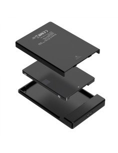 Ewent EW7049 caja para disco duro externo Carcasa de disco duro/SSD Negro 2.5" 2