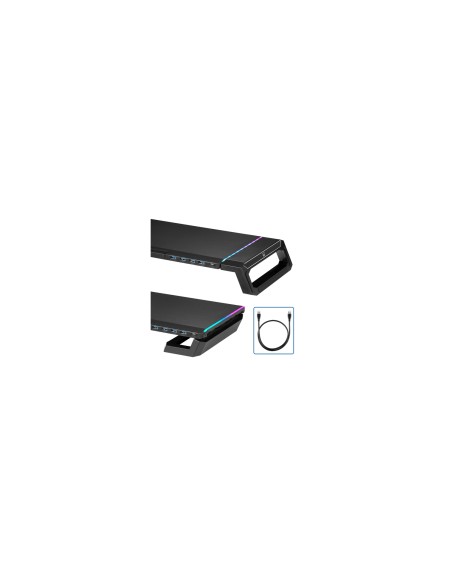 Ewent EW1268 soporte para monitor Negro Escritorio