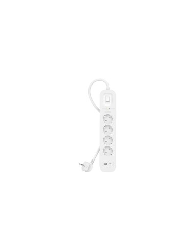 Belkin SRB001VF2M limitador de tensión Blanco 4 salidas AC 2 m