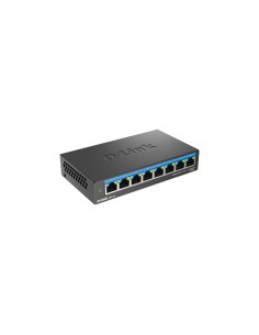 D-Link DMS-108 No administrado L2 2.5G Ethernet (100/1000/2500) Negro