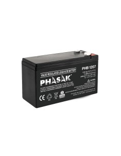 Phasak PHB 1207 baterÍ­a para sistema ups Sealed Lead Acid (VRLA) 12 V 7,2 Ah