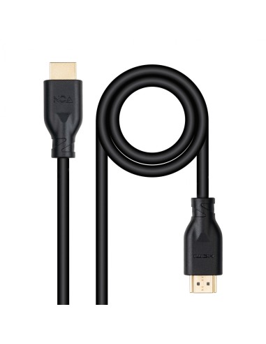 Nanocable Cable HDMI V2.0 4K@60Hz 18Gbps A/M-A/M CCS 0.5 m