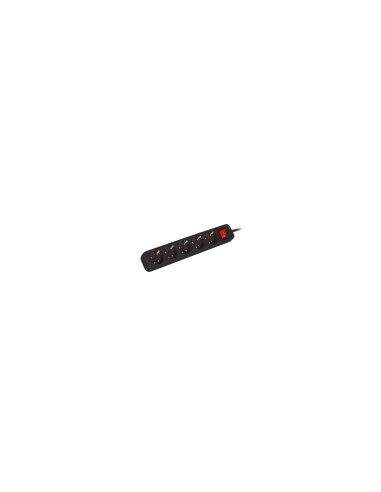Lanberg PS1-05F-0150-BK base múltiple 1,5 m 5 salidas AC Interior Negro