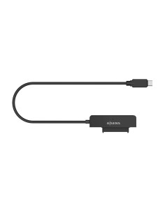 AISENS Adaptador SATA a USB-C USB3.0/USB3.1 Gen1 para Discos Duros 2.5, Negro
