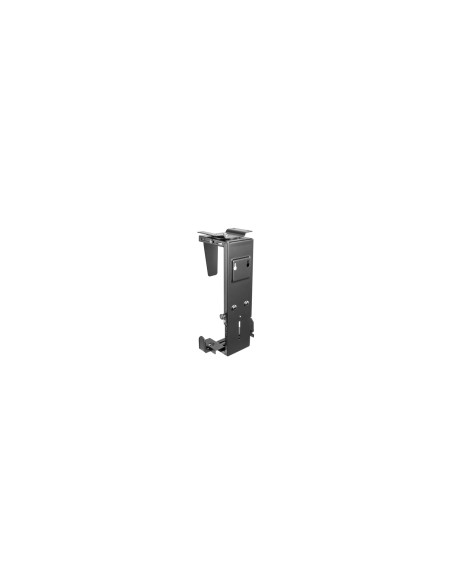 AISENS Soporte Giratorio Antirrobo y Altura Personalizable para CPU para Montaje por Debajo de Escritorio o a La Pared
