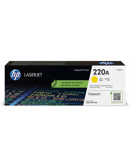HP Cartucho de tóner Original LaserJet 220A amarillo