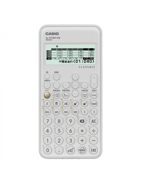 Casio FX-570SPX CW calculadora Bolsillo Calculadora cientÍ­fica Blanco