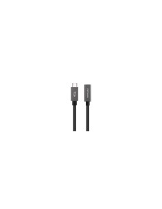 Nanocable Cable Prolongador USB-C 3.2 Gen2x2 20Gbps 3A, 4K/60Hz, USB-C/M-USB-C/H, Negro, 1 m 2