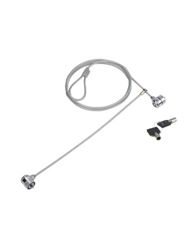 Conceptronic CNBSLOCK15T cable antirrobo Plata 1,5 m