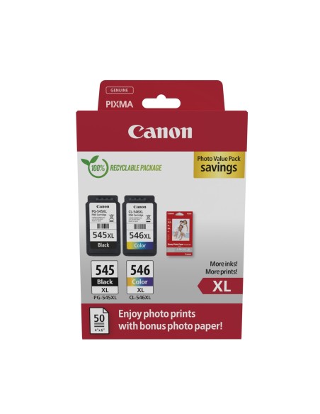 Canon 8286B011 cartucho de tinta 2 pieza(s) Original Negro, Cian, Magenta, Amarillo