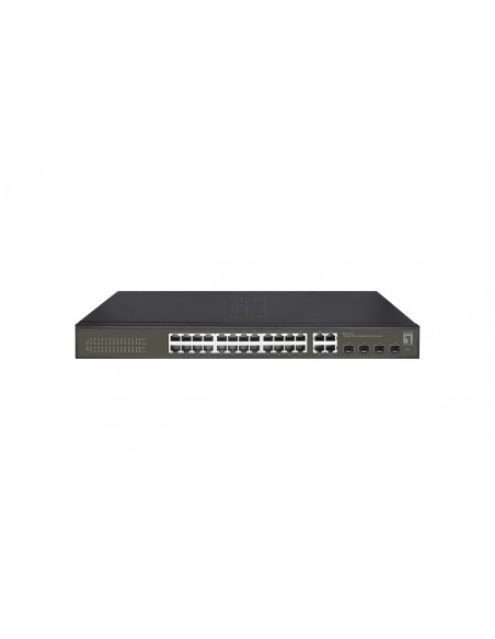 LevelOne GES-2128 switch Gestionado L2 Gigabit Ethernet (10/100/1000) Negro