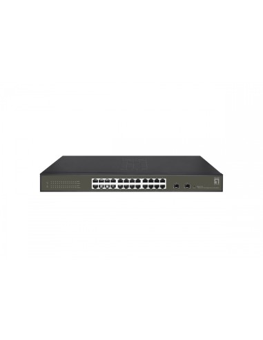 LevelOne GES-2126 switch Gestionado L2 Gigabit Ethernet (10/100/1000) Negro