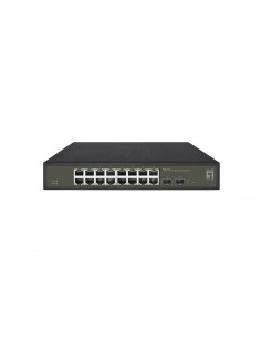 LevelOne GES-2118 switch Gestionado L2 Gigabit Ethernet (10/100/1000) Negro