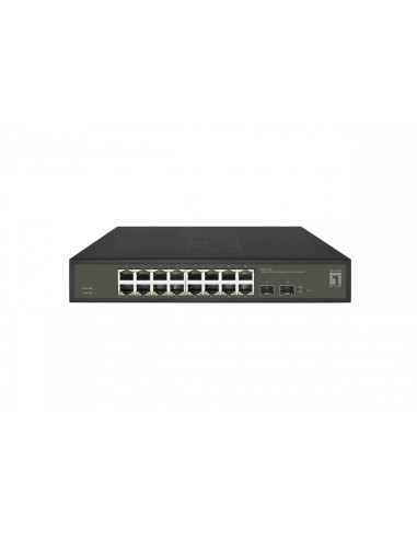 LevelOne GES-2118 switch Gestionado L2 Gigabit Ethernet (10/100/1000) Negro