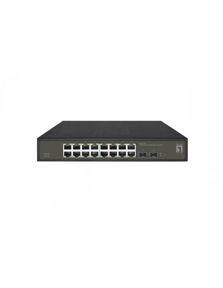 LevelOne GES-2118 switch Gestionado L2 Gigabit Ethernet (10/100/1000) Negro