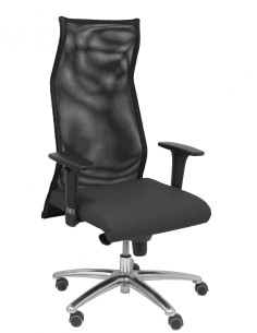 Piqueras y Crespo Sillon Sahuco XL PIEL negro hasta 160kg