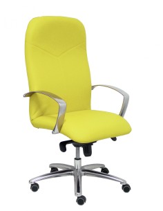 Piqueras y Crespo Sillon Caudete similpiel amarillo
