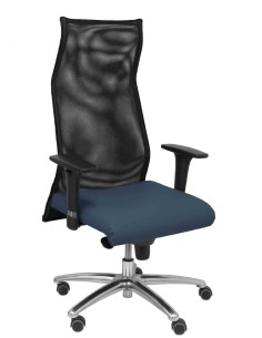Piqueras y Crespo Sillon Sahuco similpiel azul marino