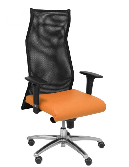 Piqueras y Crespo Sillon Sahuco similpiel naranja