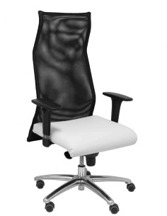 Piqueras y Crespo Sillon Sahuco similpiel blanco