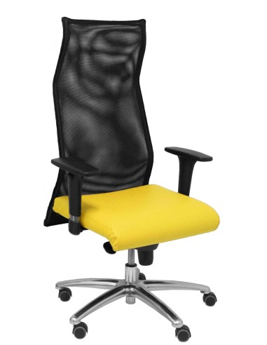 Piqueras y Crespo Sillon Sahuco similpiel amarillo