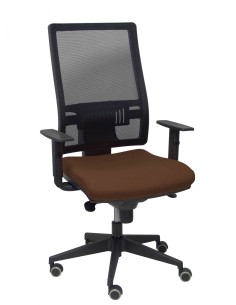 Piqueras y Crespo Silla Horna bali marron oscuro brazos regulables