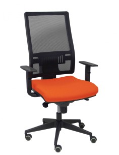 Piqueras y Crespo Silla Horna bali naranja oscuro brazos regulables