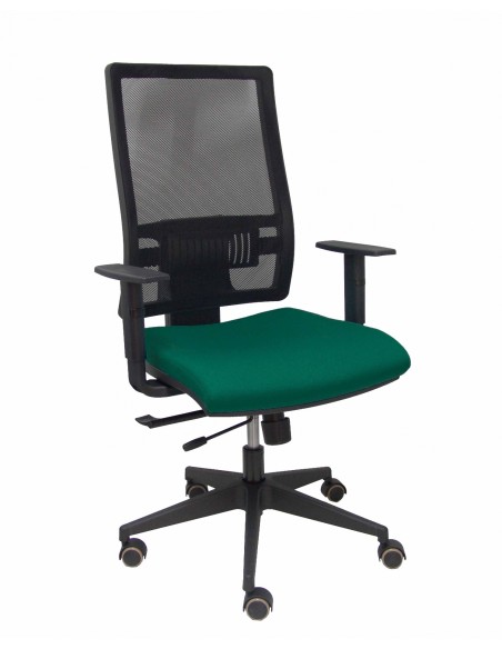 Piqueras y Crespo Silla Horna traslack bali verde botella sin cabecero