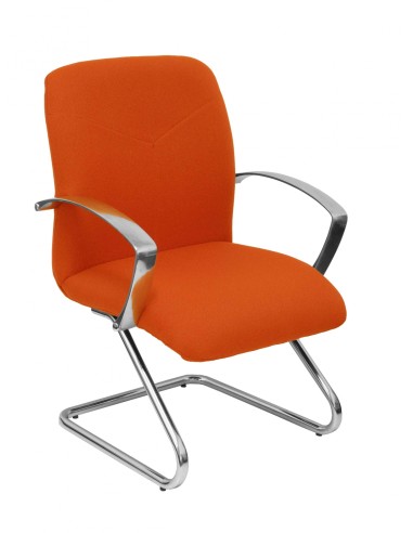 Piqueras y Crespo Sillón Caudete confidente patín bali naranja oscuro