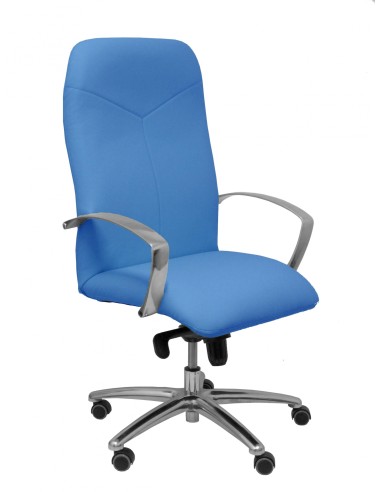 Piqueras y Crespo Sillón Caudete similpiel azul claro