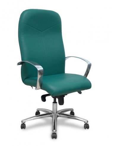 Piqueras y Crespo Sillón Caudete similpiel verde botella