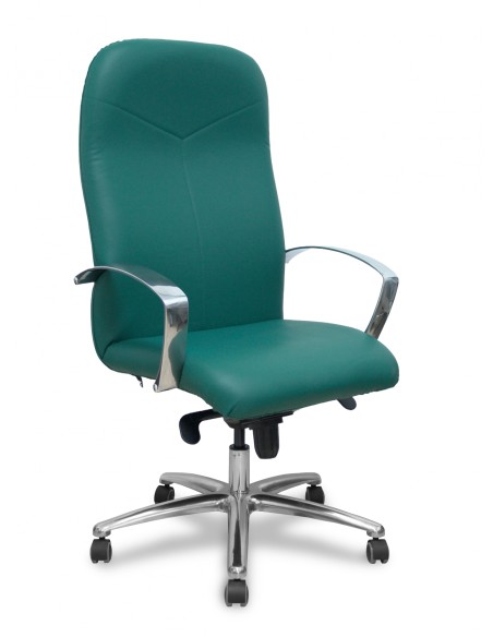 Piqueras y Crespo Sillón Caudete similpiel verde botella