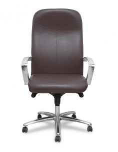 Piqueras y Crespo Sillón Caudete similpiel marron oscuro 2