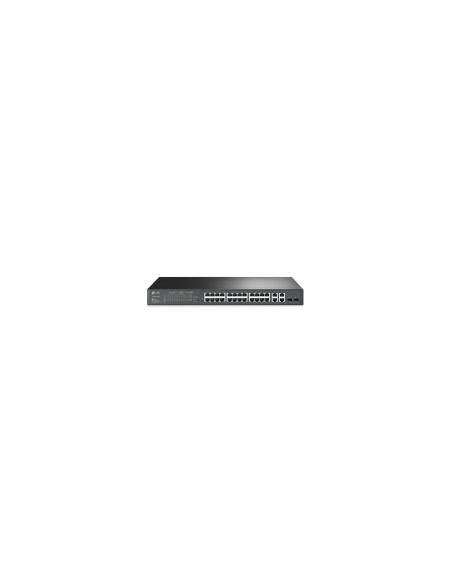 TP-Link T1500-28PCT Gestionado L2 Fast Ethernet (10/100) EnergÍ­a sobre Ethernet (PoE) 1U Negro